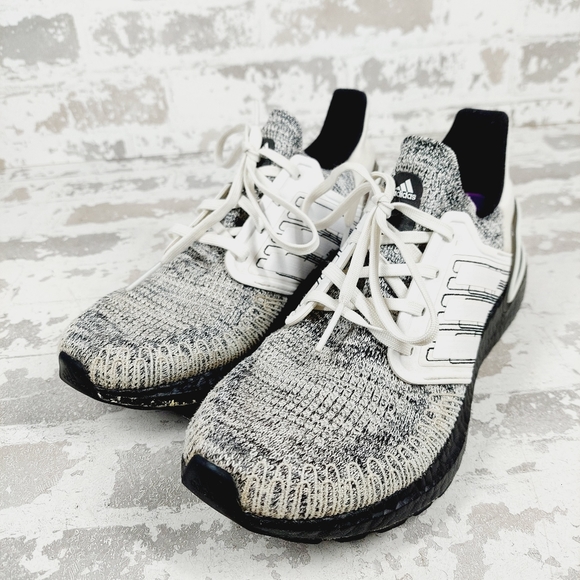 adidas Ultraboost 20 Cloud White Womens Athleisure Running Sneakers i304 - Picture 2 of 13